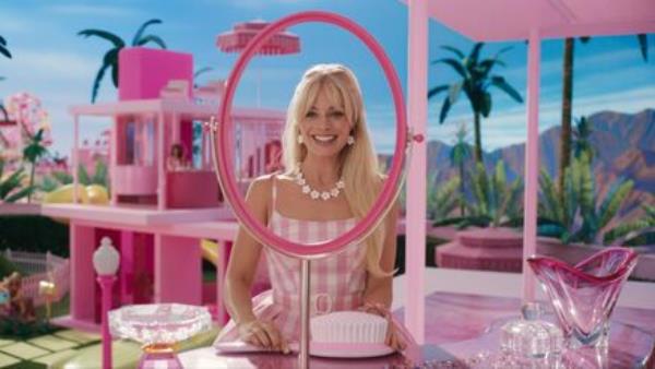 Margot Robbie in Greta Gerwig's Barbie.